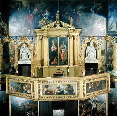 Udsigt over orglet, 1615 af Giovanni Battista Novello
