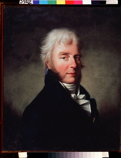Portræt af prinsen Sergei F. Golitsyn (1749-1810) (Portræt af prinsen Sergei F. Golitsyn). Maleri af Giovanni Battista Damon Ortolani (1750-efter 1810), olie på lærred før 1810. Italiensk kunst, klassicisme 1800-tallet. State V. Tropinin Museum, Moskva af Giovanni Battista Ortolani Damon