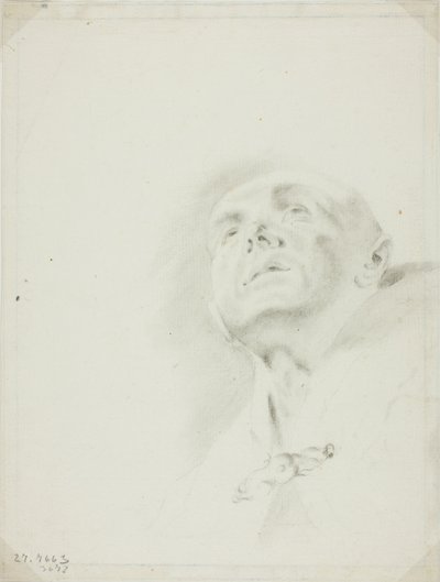 Hovedet på en præst af Giovanni Battista Piazzetta