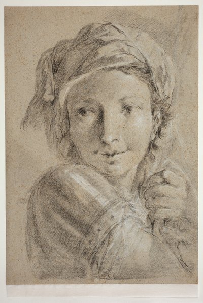 Hoved af en ung soldat af Giovanni Battista Piazzetta
