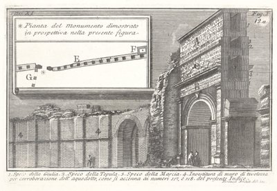 Akvædukten af ​​Acqua Giulia, Speco della Giulia af Giovanni Battista Piranesi