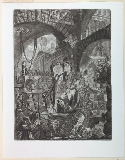 Serie Plade II fængsler af Giovanni Battista Piranesi