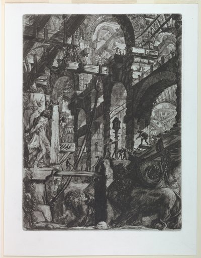 Prisons Series, plade V af Giovanni-Battista Piranesi