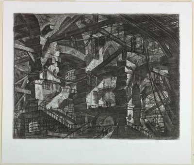 Carceri-serien, plade XIV af Giovanni Battista Piranesi