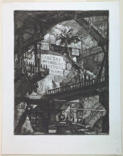 Carceri-serien, titelside af Giovanni Battista Piranesi