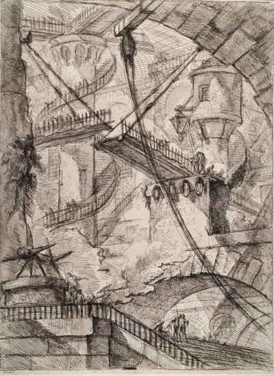 Opfindelsens fængsler af Giovanni-Battista Piranesi