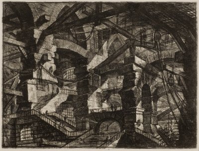 Fantastiske fængsler XIV af Giovanni Battista Piranesi