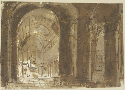 Kirkeinteriør af Giovanni Battista Piranesi