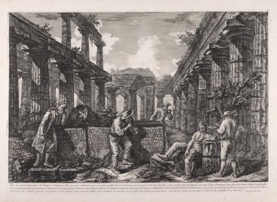 Frontispice, fra Forskellige synspunkter af af Giovanni-Battista Piranesi