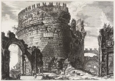 Caecilia Metellas gravmæle af Giovanni Battista Piranesi
