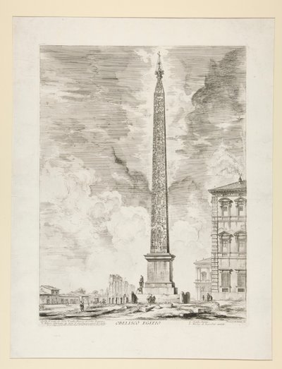 Egyptisk Obelisk, fra Udsigt over Rom af Giovanni-Battista Piranesi