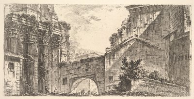 Plade 15: Forum af Augustus Forum af Augustus, ca. 1748. af Giovanni Battista Piranesi