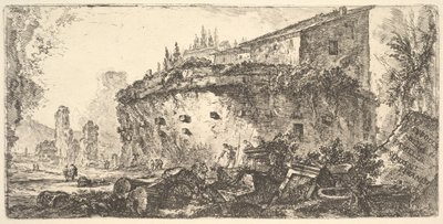 Plade 18: Graven af ​​Scipios-graven fra familien de Scipioni, ca. 1748. af Giovanni Battista Piranesi