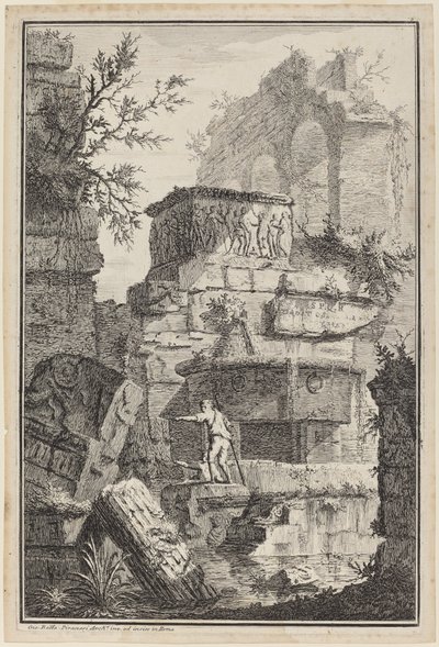Ruiner af gamle bygninger af Giovanni Battista Piranesi