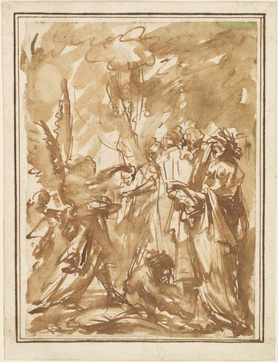 Scherzo med antikke figurer af Giovanni Battista Piranesi
