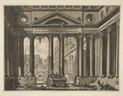 Andet frontispice af bind IV af Le Antichit? Romane af Giovanni-Battista Piranesi