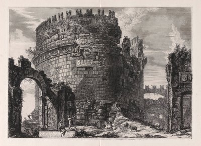 Cecilia Metellas grav af Giovanni-Battista Piranesi