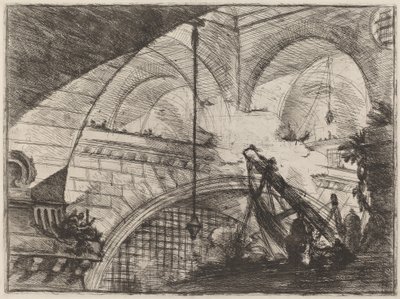 Buen med en Shell Ornament af Giovanni Battista Piranesi
