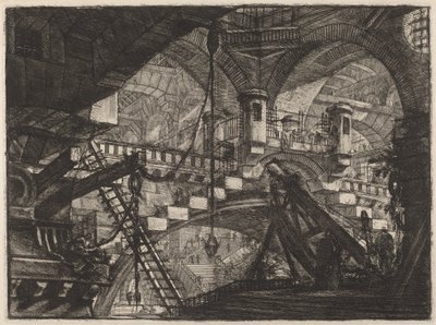 Buen med en Shell Ornament af Giovanni Battista Piranesi