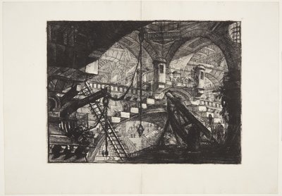 Buen med en skalpynt af Giovanni Battista Piranesi