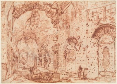 "Canopus" af Villa Adriana i Tivoli af Giovanni Battista Piranesi