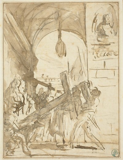 Bærelsen af korset af Giovanni Battista Piranesi
