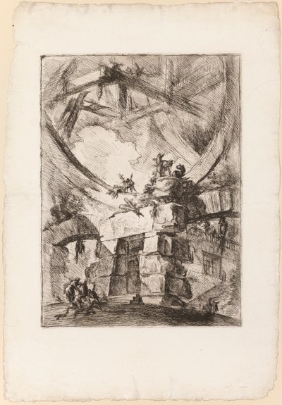 Carceri, plade 9 af Giovanni Battista Piranesi