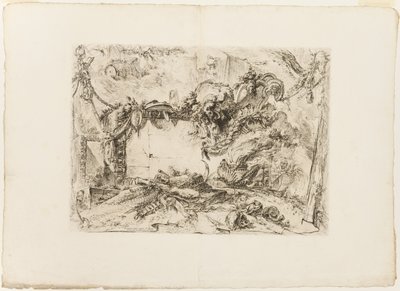 Den monumentale tablet af Giovanni Battista Piranesi