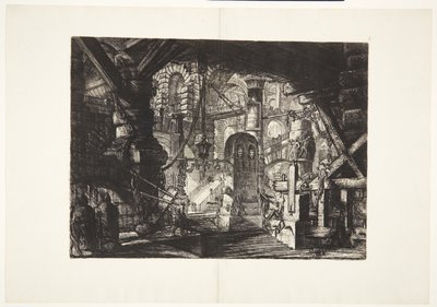 Molen med kæder af Giovanni Battista Piranesi