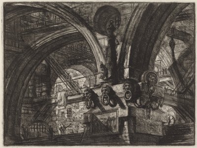 Molen med en lampe af Giovanni Battista Piranesi