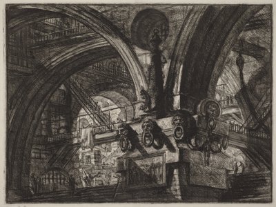 Molen med en lampe af Giovanni Battista Piranesi