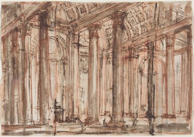 Pantheons portik af Giovanni Battista Piranesi