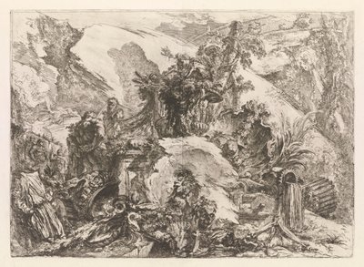 Skeletterne, fra Grotteschi (Grotesques) af Giovanni-Battista Piranesi