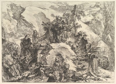 Skeletterne, fra Grotteschi Grotesques, ca. 1748. af Giovanni Battista Piranesi
