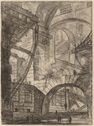 Den rygende brand af Giovanni Battista Piranesi