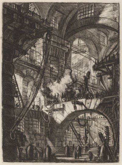 Den rygende brand af Giovanni Battista Piranesi