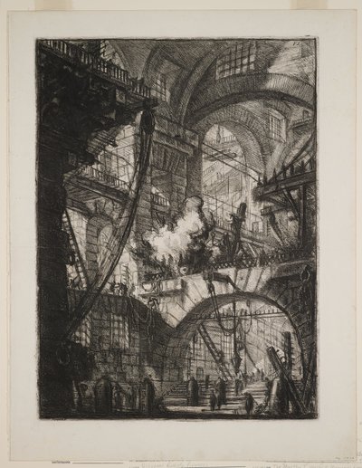 Den rygende ild af Giovanni Battista Piranesi