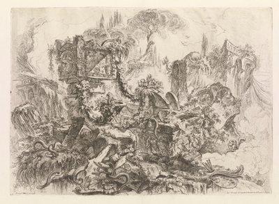 Neros grav fra Grotteschi (Grotesques) af Giovanni-Battista Piranesi
