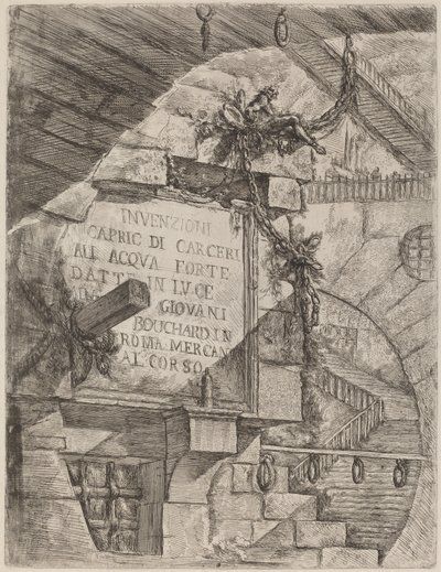 Titelplade af Giovanni Battista Piranesi