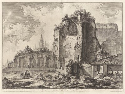 Udsigt over resterne af to Triclini, der tilhørte Neros Gyldne Hus af Giovanni Battista Piranesi