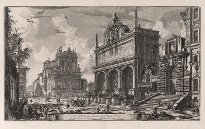 Udsigt over slottet af Giovanni Battista Piranesi