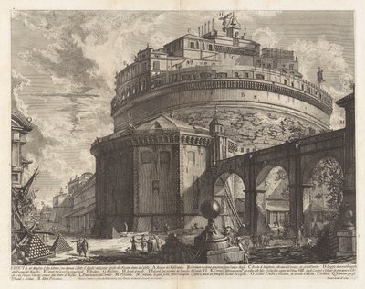Udsigt over kejser Hadrians mausoleum (nu kaldet Castel Sant
