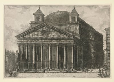 Udsigt over Pantheon d af Giovanni Battista Piranesi