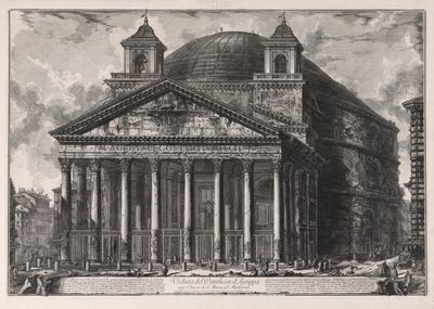 Udsigt over Pantheon d af Giovanni Battista Piranesi