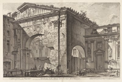 Udsigt over af Giovanni-Battista Piranesi