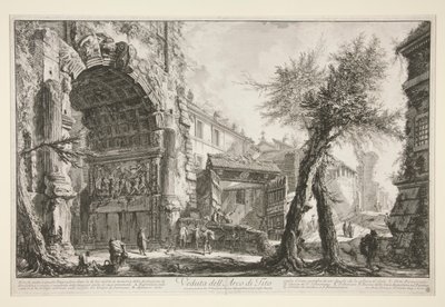 Udsigt over af Giovanni-Battista Piranesi