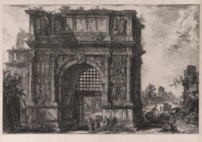 Udsigt over af Giovanni-Battista Piranesi