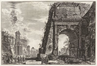 Udsigt over af Giovanni-Battista Piranesi