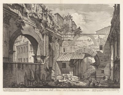 Indvendigt billede af af Giovanni Battista Piranesi