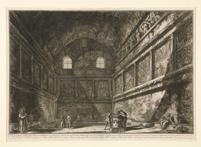 Indvendigt billede af af Giovanni Battista Piranesi